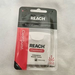 NEW Reach cleanburst cinnamon waxed floss 55yards